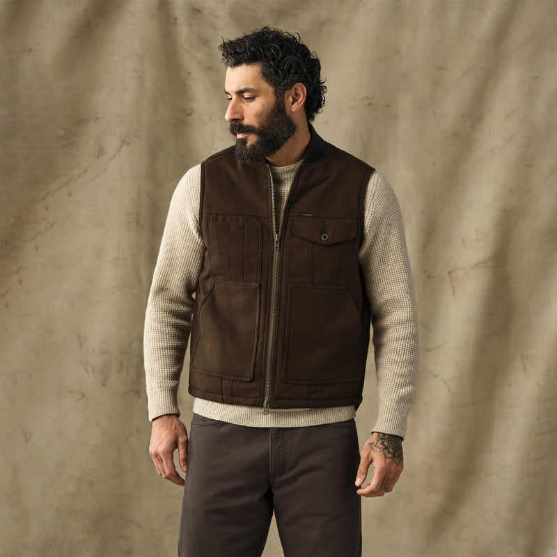 Spokane insulated work vest by Filson | Beaver brown (Brown)