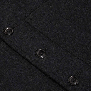 Gilet en laine mackinaw par Filson | Charcoal (Black)