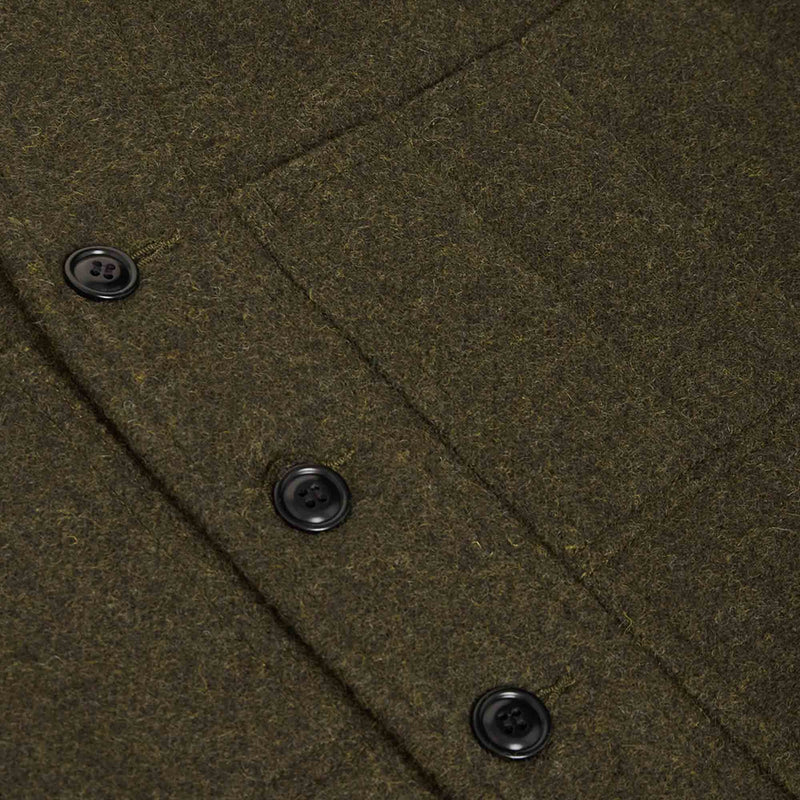 Gilet en laine mackinaw par Filson | Forest green (Green)