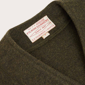Gilet en laine mackinaw par Filson | Forest green (Green)