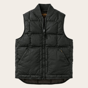 Heritage cotton down vest by Filson | Black (Black)