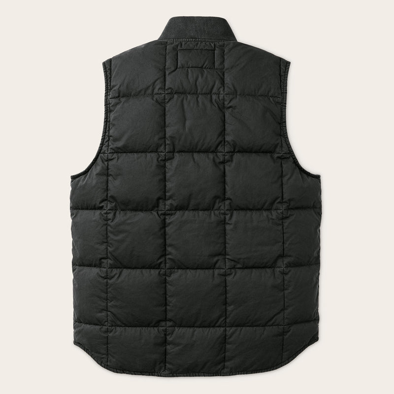 Heritage cotton down vest by Filson | Black (Black)