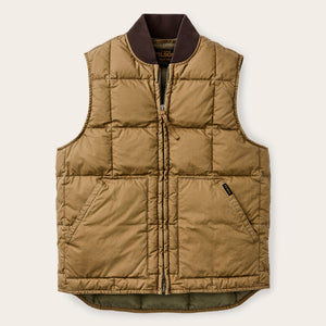 Heritage cotton down vest by Filson | Light brown (Brown)