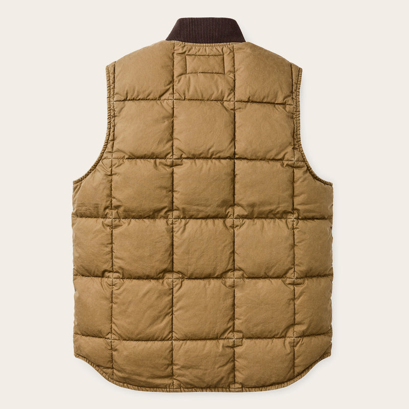 Heritage cotton down vest by Filson | Light brown (Brown)