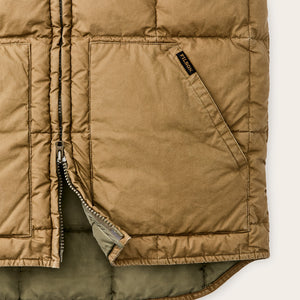 Heritage cotton down vest by Filson | Light brown (Brown)