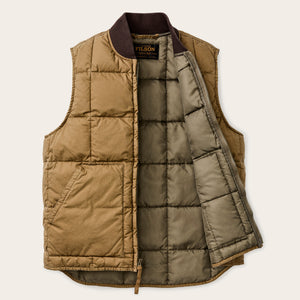 Heritage cotton down vest by Filson | Light brown (Brown)