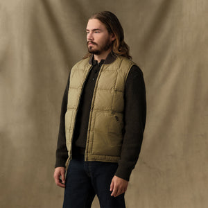 Heritage cotton down vest by Filson | Light brown (Brown)