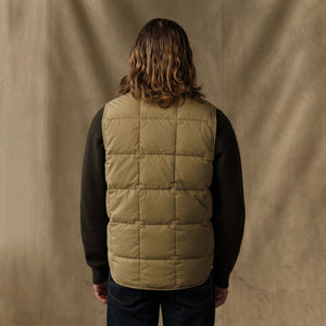 Heritage cotton down vest by Filson | Light brown (Brown)