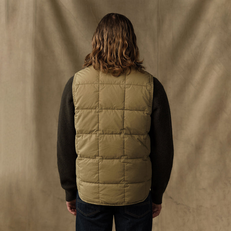 Heritage cotton down vest by Filson | Light brown (Brown)