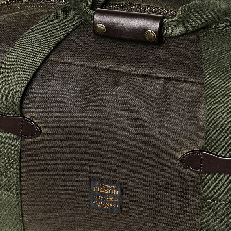 Tin cloth medium duffle bag by Filson | Otter green (Green)