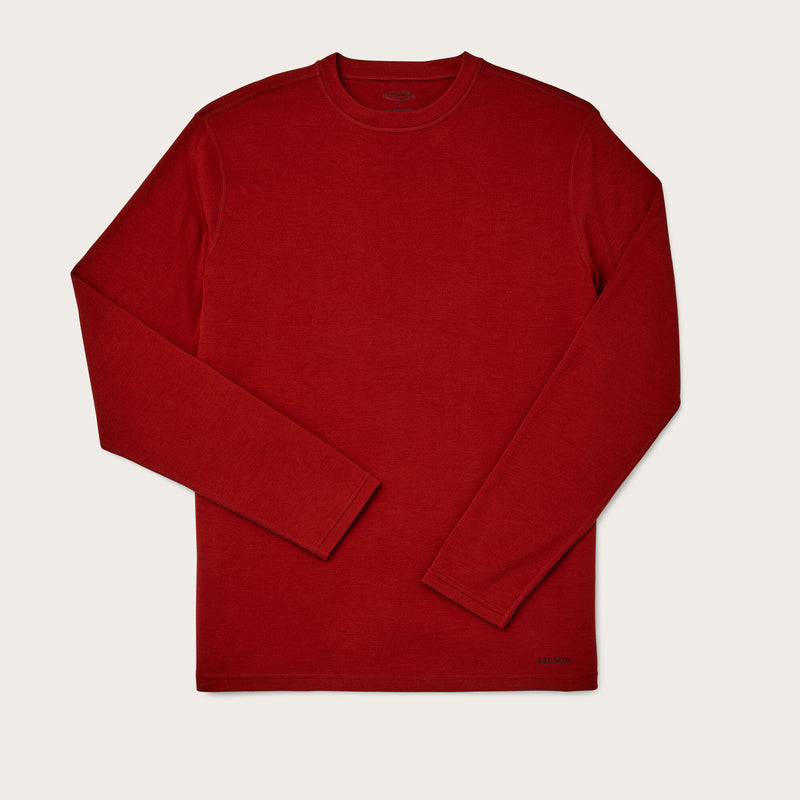 280g merino wool crewneck by Filson | Red oak (Red)