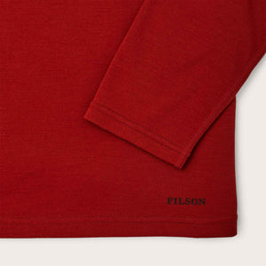 280g merino wool crewneck by Filson | Red oak (Red)