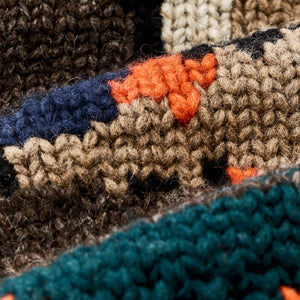 Handmade full-zip sweater by Filson | Heather brown / mall (Brown)