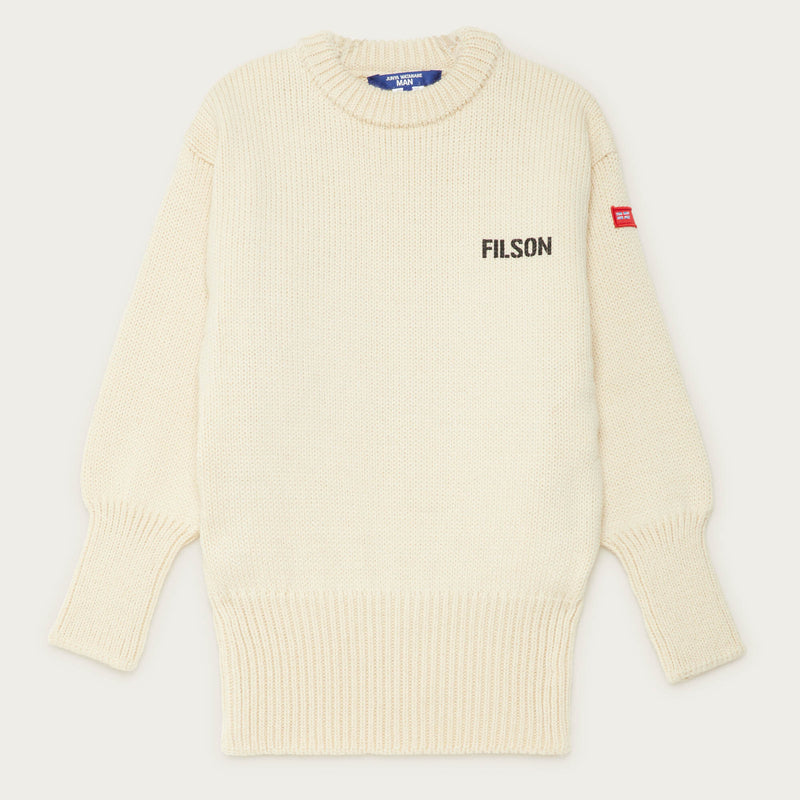 Filson x junya watanabe crewneck wool graphic sweater by Filson | Off white (Beige)