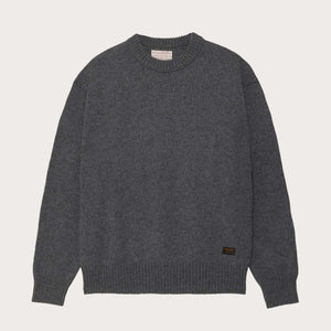 Tacoma crewneck sweater by Filson | Medium grey melange (Gray)