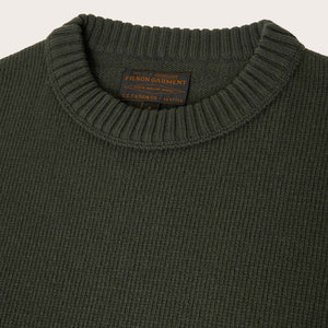 Tacoma crewneck sweater by Filson | Pine green (Green)
