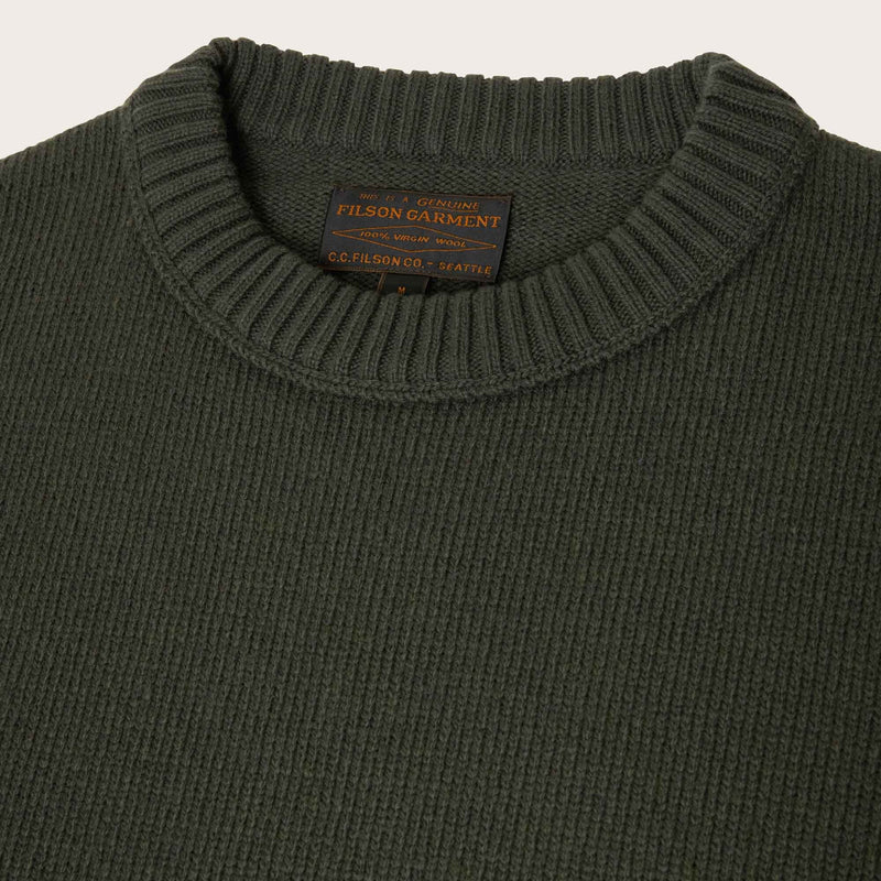 Tacoma crewneck sweater by Filson | Pine green (Green)