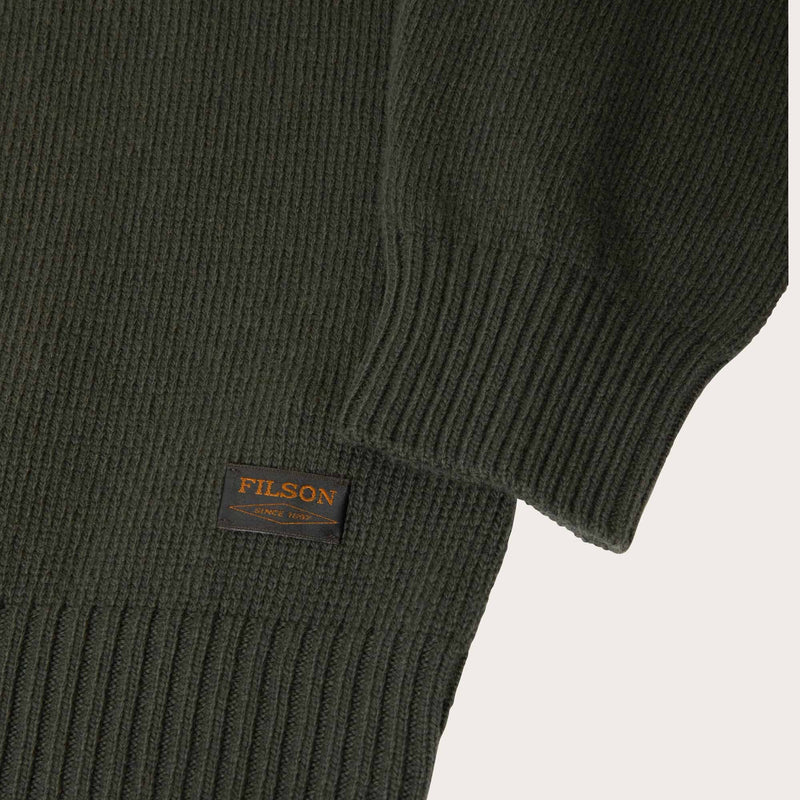 Tacoma crewneck sweater by Filson | Pine green (Green)