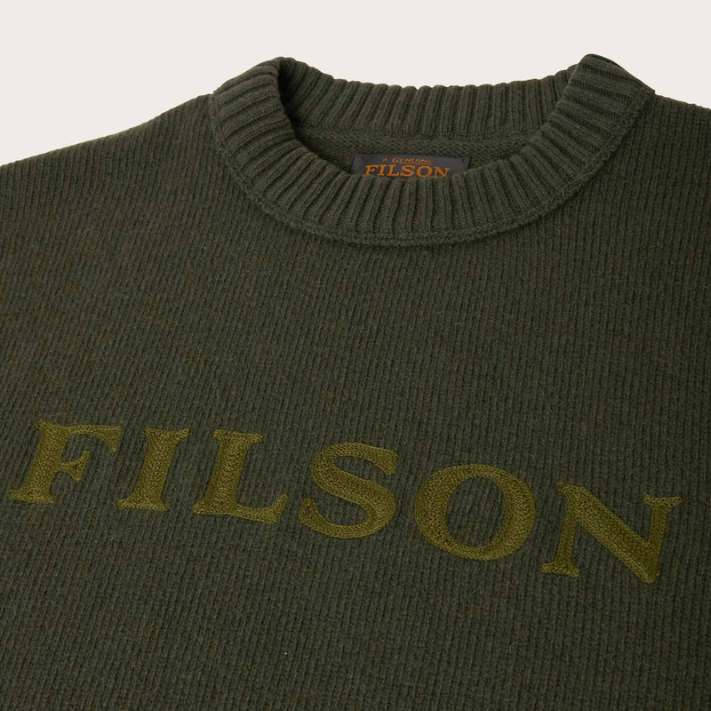 Tacoma logo sweater by Filson | Pine green (Green)