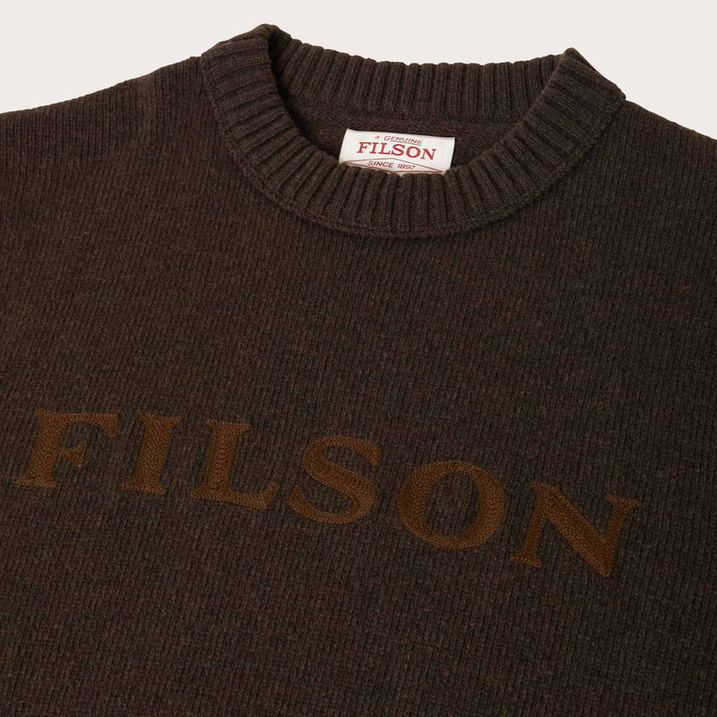 Tacoma logo sweater by Filson | Earth brown (Brown)