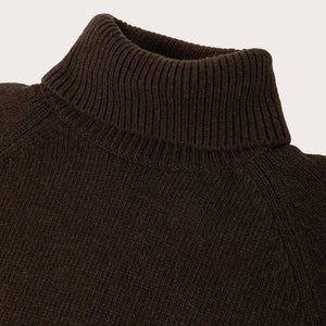 Tacoma roll neck sweater by Filson | Earth brown (Brown)