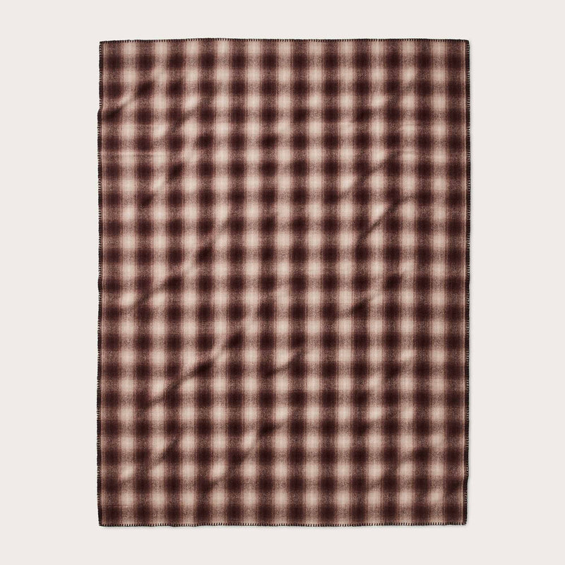 Mackinaw wool blanket by Filson | Brown / tan ombre (Brown)