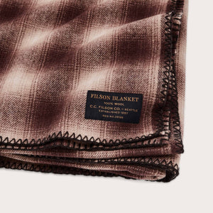 Mackinaw wool blanket by Filson | Brown / tan ombre (Brown)