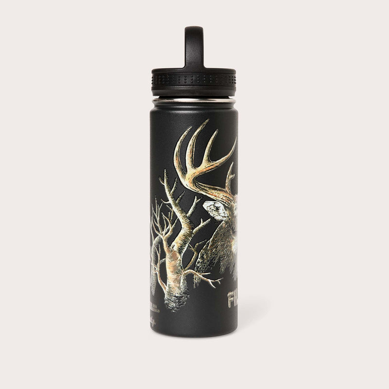 Insulated water bottle by Filson | Black / deer woods (Black)