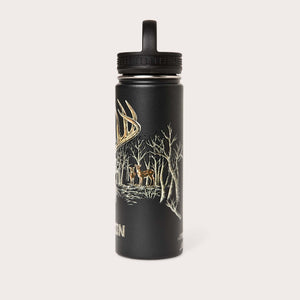 Insulated water bottle by Filson | Black / deer woods (Black)