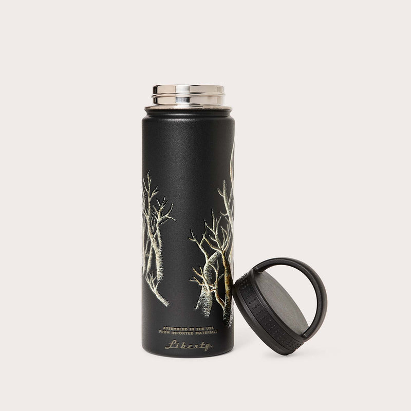 Insulated water bottle by Filson | Black / deer woods (Black)