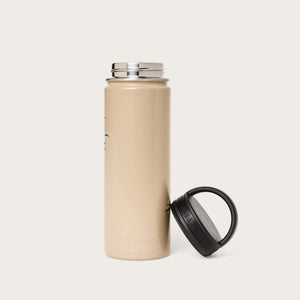 Insulated water bottle by Filson | Safari / fish (Beige)