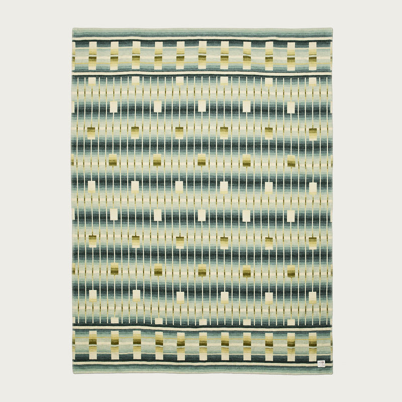 Cotton blanket by Filson | Tan / geometric ombr (Beige)