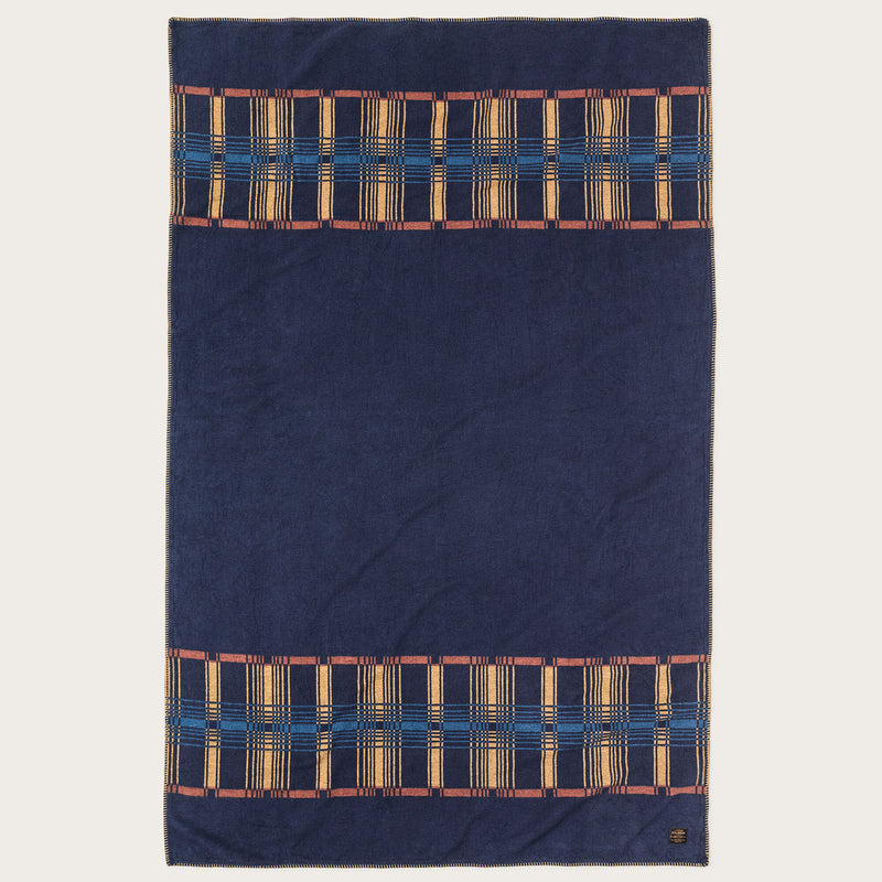 Cotton blanket by Filson | Navy / irondale (Blue)