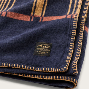Cotton blanket by Filson | Navy / irondale (Blue)