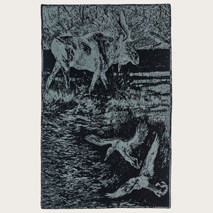 Cotton blanket by Filson | Balsam green / marsh (Blue)