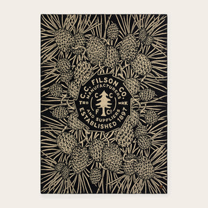 Pine cotton blanket by Filson | Black (Black)