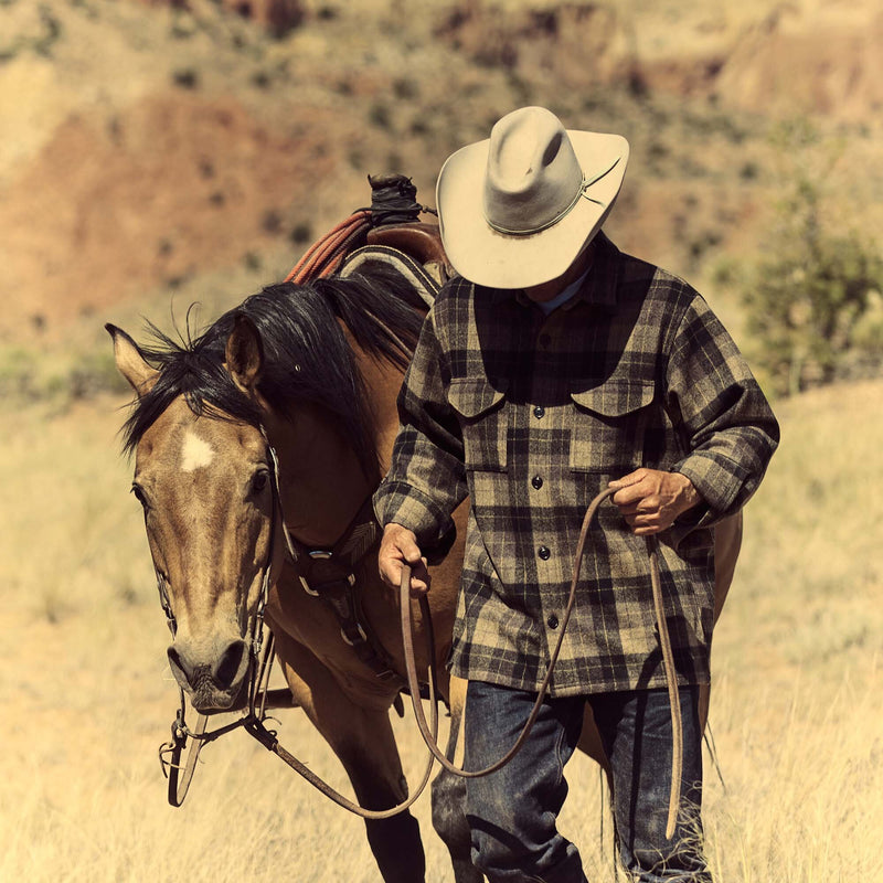 Wool jac-shirt by Filson | Oat / brown / heathe (Brown)