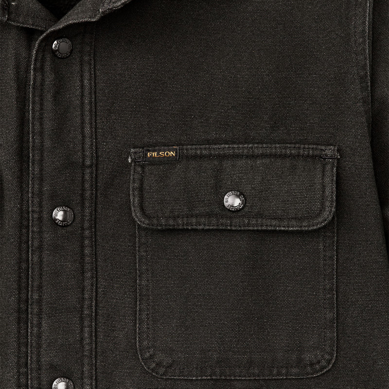 Surchemise « jac-shirt » doublée de polaire par Filson | Peat (Black)
