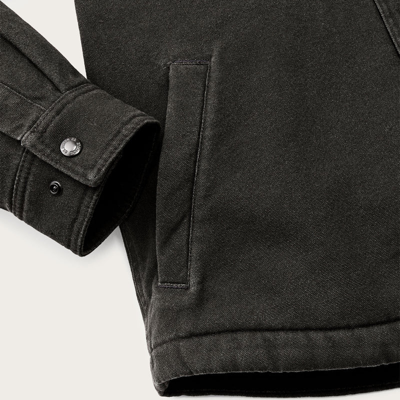 Surchemise « jac-shirt » doublée de polaire par Filson | Peat (Black)
