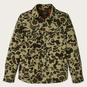 Surchemise « jac-shirt » doublée de polaire par Filson | Tundra shrub camo (Green)