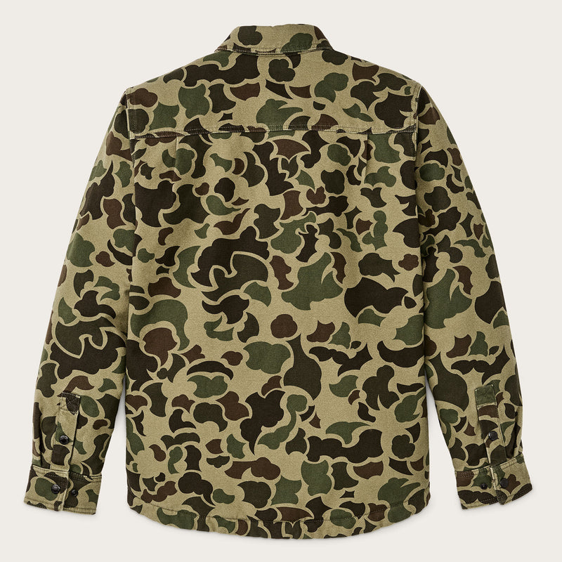 Surchemise « jac-shirt » doublée de polaire par Filson | Tundra shrub camo (Green)