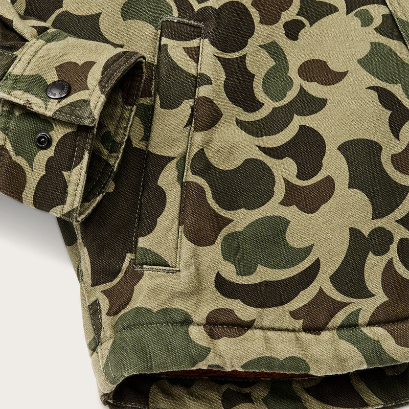Surchemise « jac-shirt » doublée de polaire par Filson | Tundra shrub camo (Green)