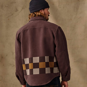 Beartooth jac-shirt by Filson | Mahogany geo stripe (Brown)