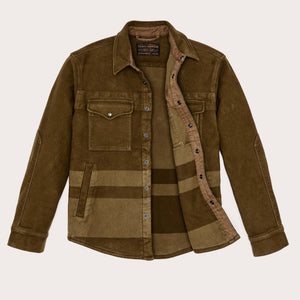 Beartooth jac-shirt by Filson | Marsh olive blanket (Brown)