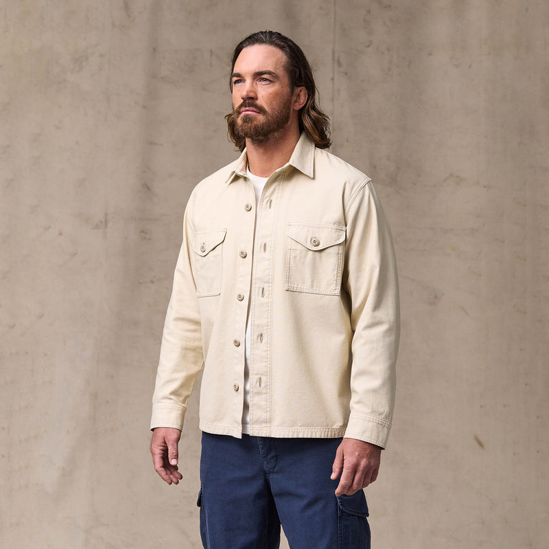 Field jac-shirt by Filson | Washed oatmeal (White)