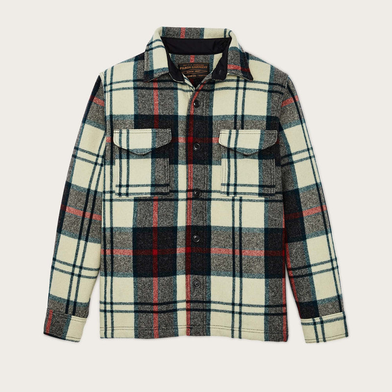 Mackinaw wool jac-shirt by Filson | Cream multi p (Multicolor)