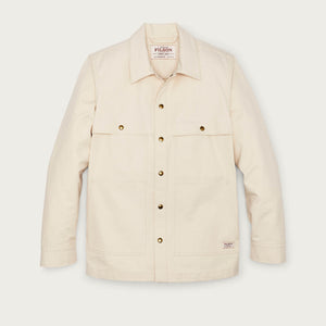 Dry tin cloth forester jac-shirt by Filson | Natural seed (Beige)