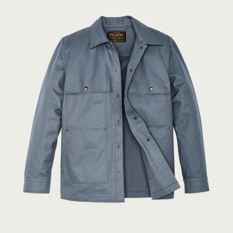 Dry tin cloth forester jac-shirt by Filson | Storm blue (Blue)