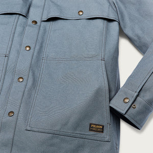 Dry tin cloth forester jac-shirt by Filson | Storm blue (Blue)