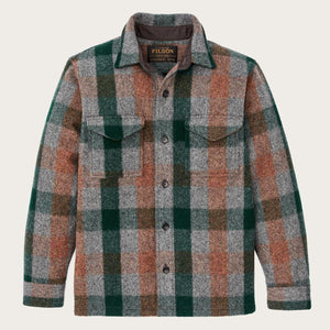 Mackinaw wool jac-shirt by Filson | Green / orange / gra (Multicolor)
